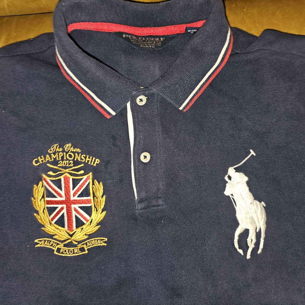 Polo Ralph Lauren Polo Golf "The Open" Mens large RARE FIND! $25obo - Picture 7 of 7